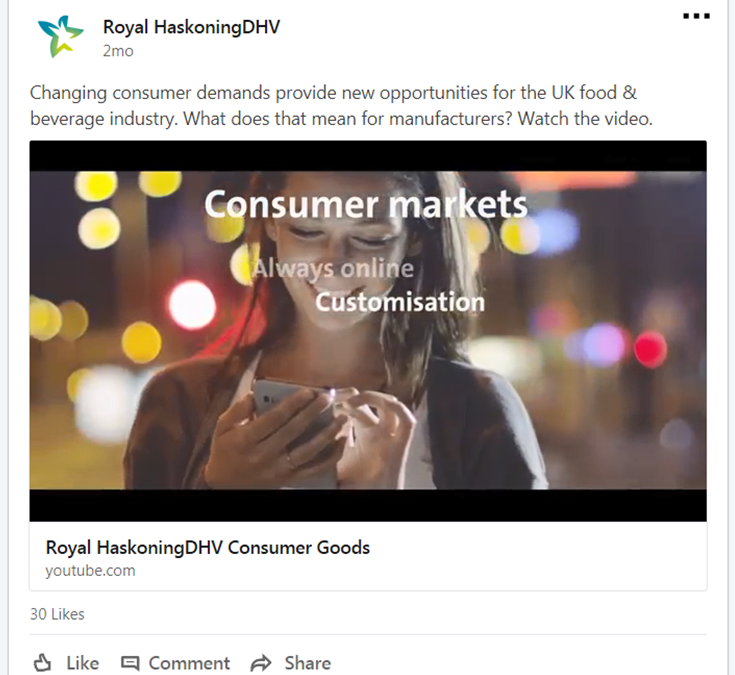 Consumer Goods movie/trailer Royal HaskoningDHV