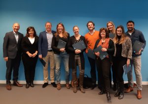 Diploma uitreiking "Digital Strategische Marketing & Leiderschap (post-doc opleiding)